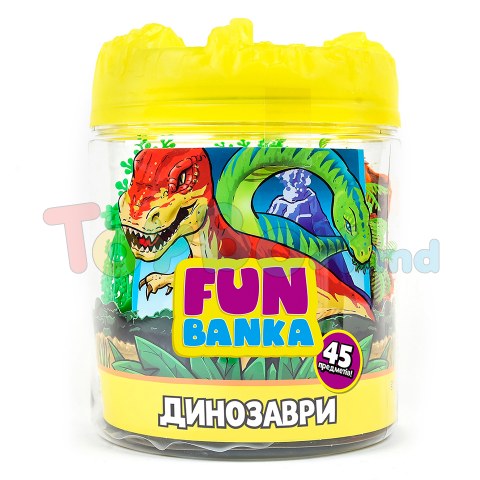 Fun Banka 101759-ua Игровой набор Динозавры, 45 предметов