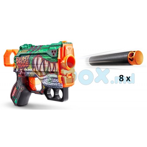 X-shot 660129 Blaster Skins Menace Gun с 8 патронами (в ассортименте)