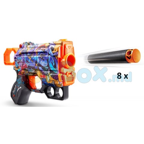 X-shot 660129 Blaster Skins Menace Gun с 8 патронами (в ассортименте)