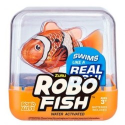 Robo Alive 7125sq1-4 Jucarie peste Inotator-Interactiv Robofish Oranj