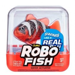 Robo Alive 7125sq1-5 Jucarie peste Inotator-Interactiv Robofish Rosu