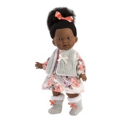 Llorens 28033 Кукла Zoe African, 28 см