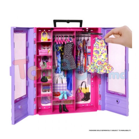 Barbie HJL65 Dulap Barbie pentru haine