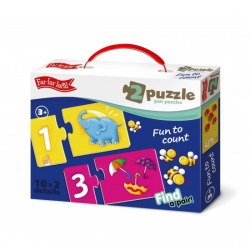 251300 Joc-Puzzle educativ dublu Numere distractive Far Far Land