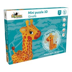 Noriel NOR1184 Mini Puzzle 3D - Girafa, 14 piese