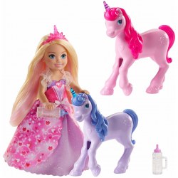 Mattel Barbie Dreamtopia GJK17 Игровой набор ,,Челси и единороги''