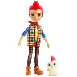 Mattel Enchantimals GJX39 Papusa ,,Redward Rooster Cluck''