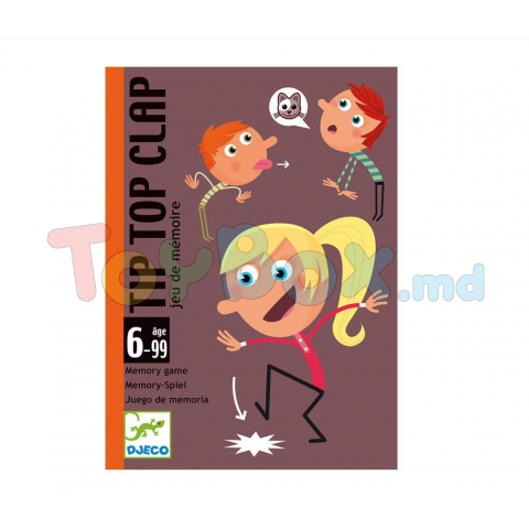 Djeco DJ05120 - Joc de carduri Tip Top Clap