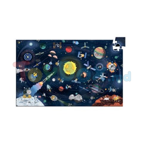 Djeco DJ07413 - PUZZLE DE OBSERVATIE - SPATIUL COSMIC 