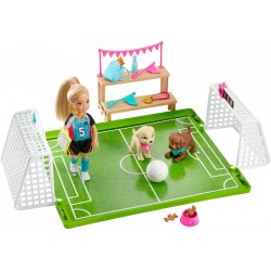 Mattel Barbie GHK37 Chelsea joacă fotbal