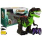 Leantoys 7230 Jucarie Dinozaur cu telecomanda RC negru-verde