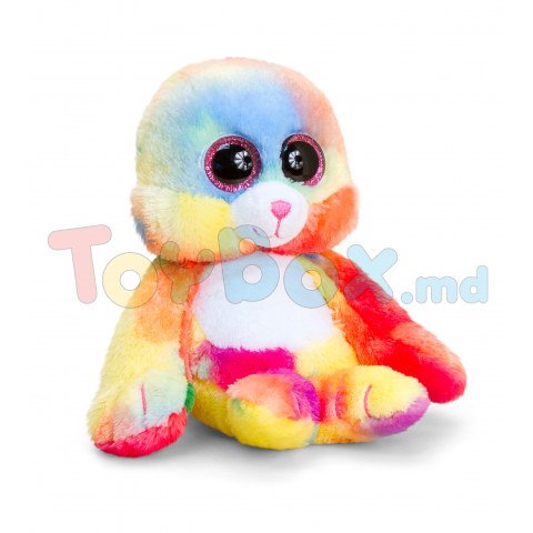 Keel Toys SF1638 Jucarie de plus Animotsu Foca curcubeu, 15cm