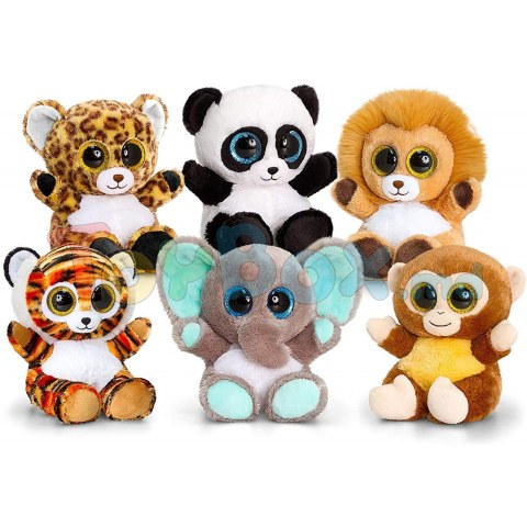 Keel Toys SW0376 Jucarie moale Animotsu Animalute salbatice, 25cm (in asortiment)