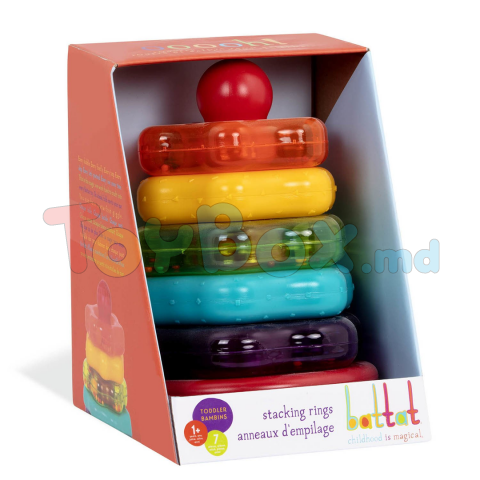 Battat Lite BT2579Z Jucărie educațională Piramidă multicoloră