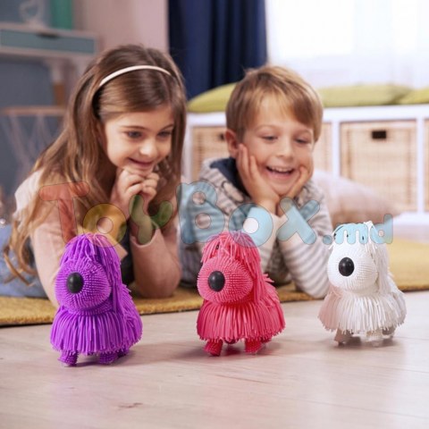 Jiggly Pup JP001-WB-PU Интерактивная музыкальная игрушка Фиолетовый щенок