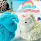 Jiggly Pup JP002-WB-BL Jucărie muzicală interactivă Unicorn albastru