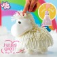 Jiggly Pup JP002-WB-BL Jucărie muzicală interactivă Unicorn albastru