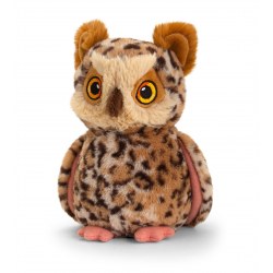 Keel Toys SE6425 Jucarie de plus Keeleco Bufnita, 19 cm
