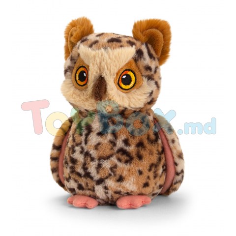 Keel Toys SE6425 Jucarie de plus Keeleco Bufnita, 19 cm