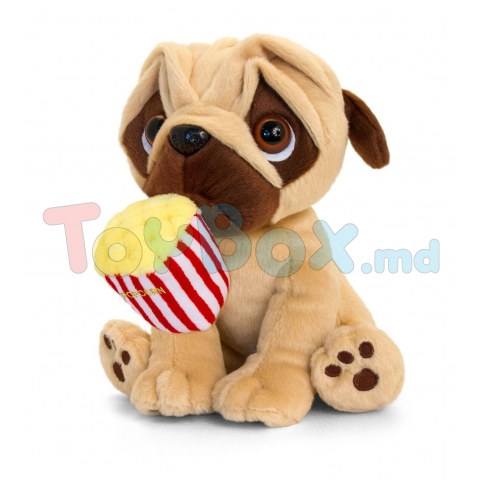 Keel Toys SD2575 Jucarie de plus Mops Pugsley to Go 20cm (in asortiment)
