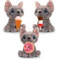 Keel Toys SD6173 Jucarie de plus Frenchie to Go Buldog francez, 20 cm (in asortiment)
