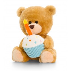 Keel Toys SB0305 Jucarie de plus Pipp the Bear Ursulet Happy Birthday, 14cm
