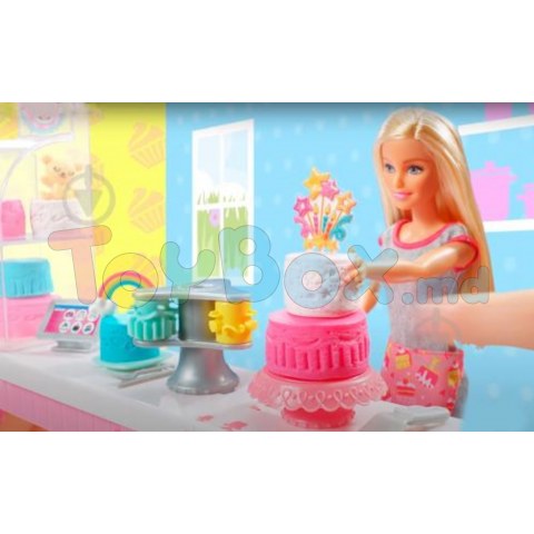 Mattel Barbie GFP59 Set cu Papusa Brutărie