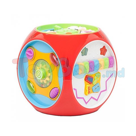 Kiddieland 049775 Joc educativ Multicub de Dezvoltare Muzical cu Lumini (Ru) (in asortiment)