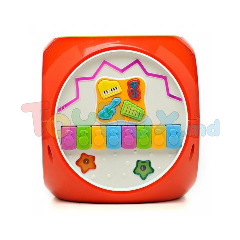 Kiddieland 049775 Joc educativ Multicub de Dezvoltare Muzical cu Lumini (Ru) (in asortiment)