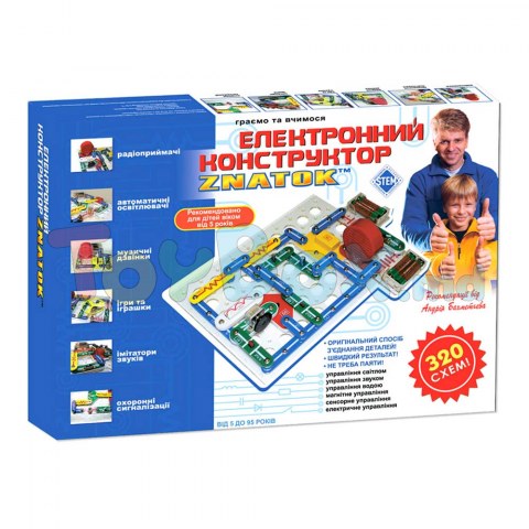 Znatoc REW-K002 Constructor electronic (320 elemente)