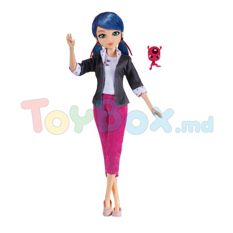 Miraculous 50355 Papusa Lady Bug Superhero Secret Marinette S2, 26cm