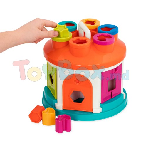Battat BT2580Z Jucarie Educativa-Sorter Casuta Inteligenta