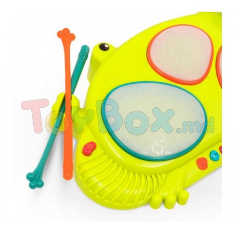 Battat BX1953Z Jucarie muzicala Frog Drum Set Ribbit-tat-tat S2