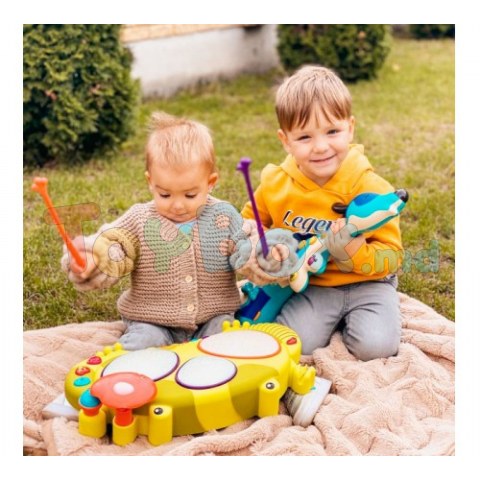 Battat BX1953Z Jucarie muzicala Frog Drum Set Ribbit-tat-tat S2