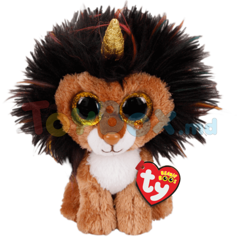TY TY36455 Мягкая игрушка Ramsey Lion with Horn, 24см