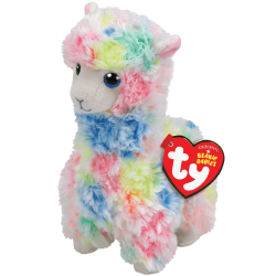 TY TY41217 Мягкая игрушка Lola Multicolor Llama, 15см