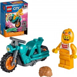 Lego City 60310 Конструктор Трюковый мотоцикл с цыплёнком