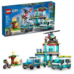 Lego City 60371 Constructor Centru pentru vehicule de urgență
