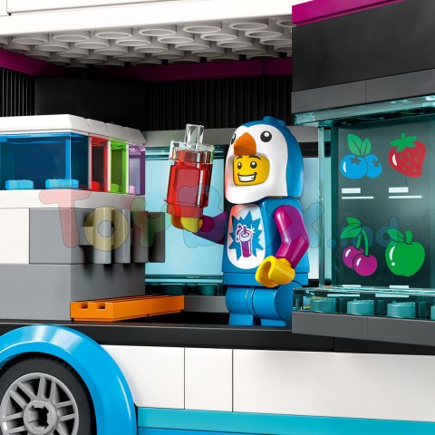 Lego City 60384 Конструктор Фургон для шейков Пингвин