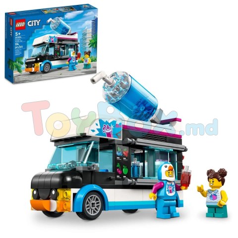 Lego City 60384 Конструктор Фургон для шейков Пингвин