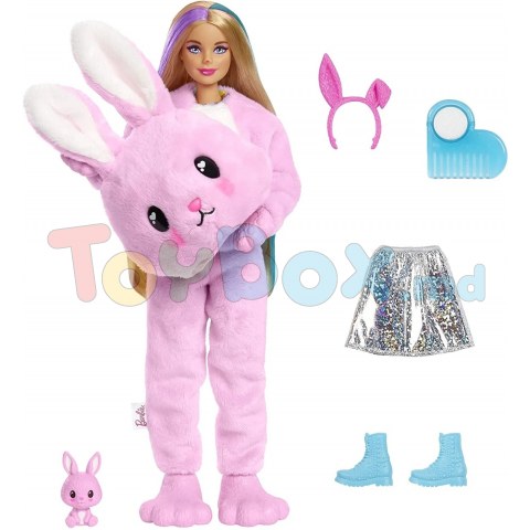 Barbie HHG19 Кукла Cutie Reveal Зайчик