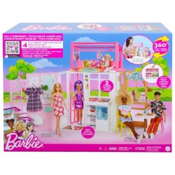 Barbie HCD47 Домик Барби с мебелью и аксессуарами