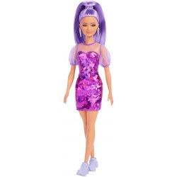 Barbie HBV12 Кукла Модница в фиолетовом платье
