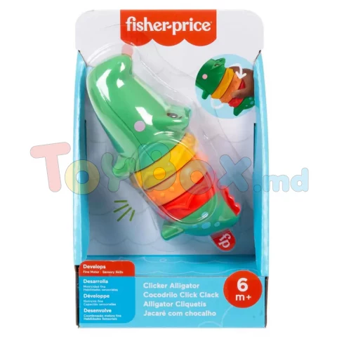 Fisher Price GWL67 Развивающая игрушка Крокодил