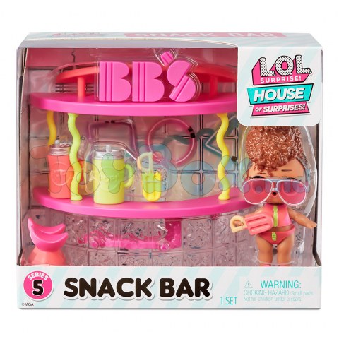 L.O.L. SURPRISE! 580249 Игровой набор с куклой House of Surprises Snack Bar Playset Rip Tide