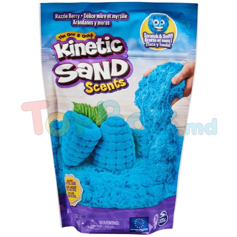 Kinetic Sand 6063080 Кинетический песок ароматизированный Blueberry, 227г