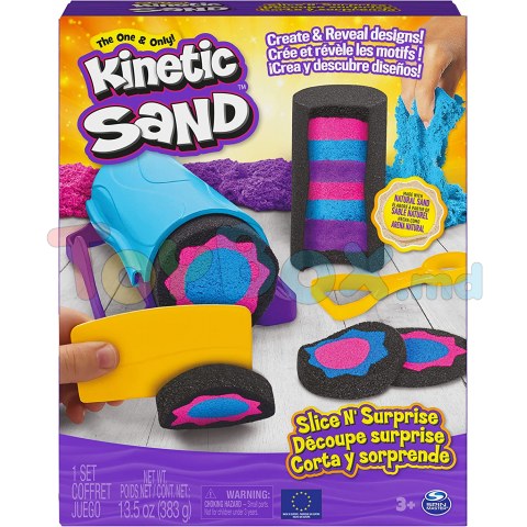 Kinetic Sand 6063482 Набор для лепки Slice and Surprise, 383г
