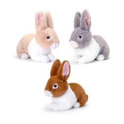 Keeleco Se1054 Jucarie de plus Bunnies, 25cm (in asortiment)
