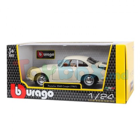 Bburago 18-22079 Модель автомобиля Porsche 356b (1961) (1:24) (в ассортименте)
