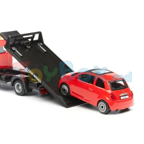 Bburago 18-31402 Set De Joaca Trucker cu Modelul Fiat